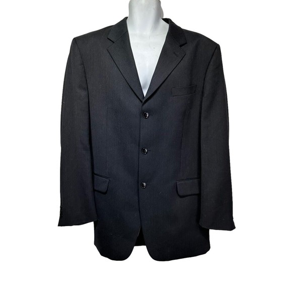 ALBERT NIPON Mens Gray Jacket Blazer Wool Size 42L - Picture 1 of 6